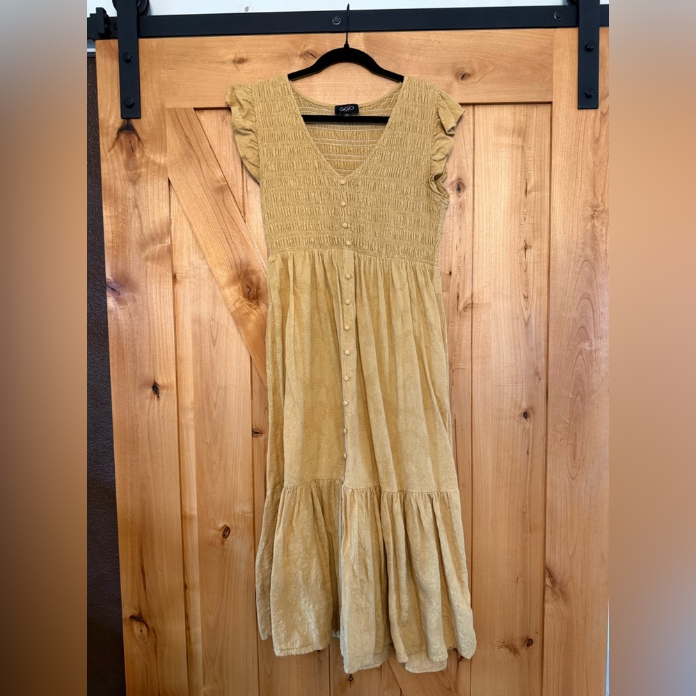 Mustard yellow  Women's Dress